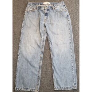 Levis 550 Jeans Womens Husky 14 33x28 Blue Relaxed